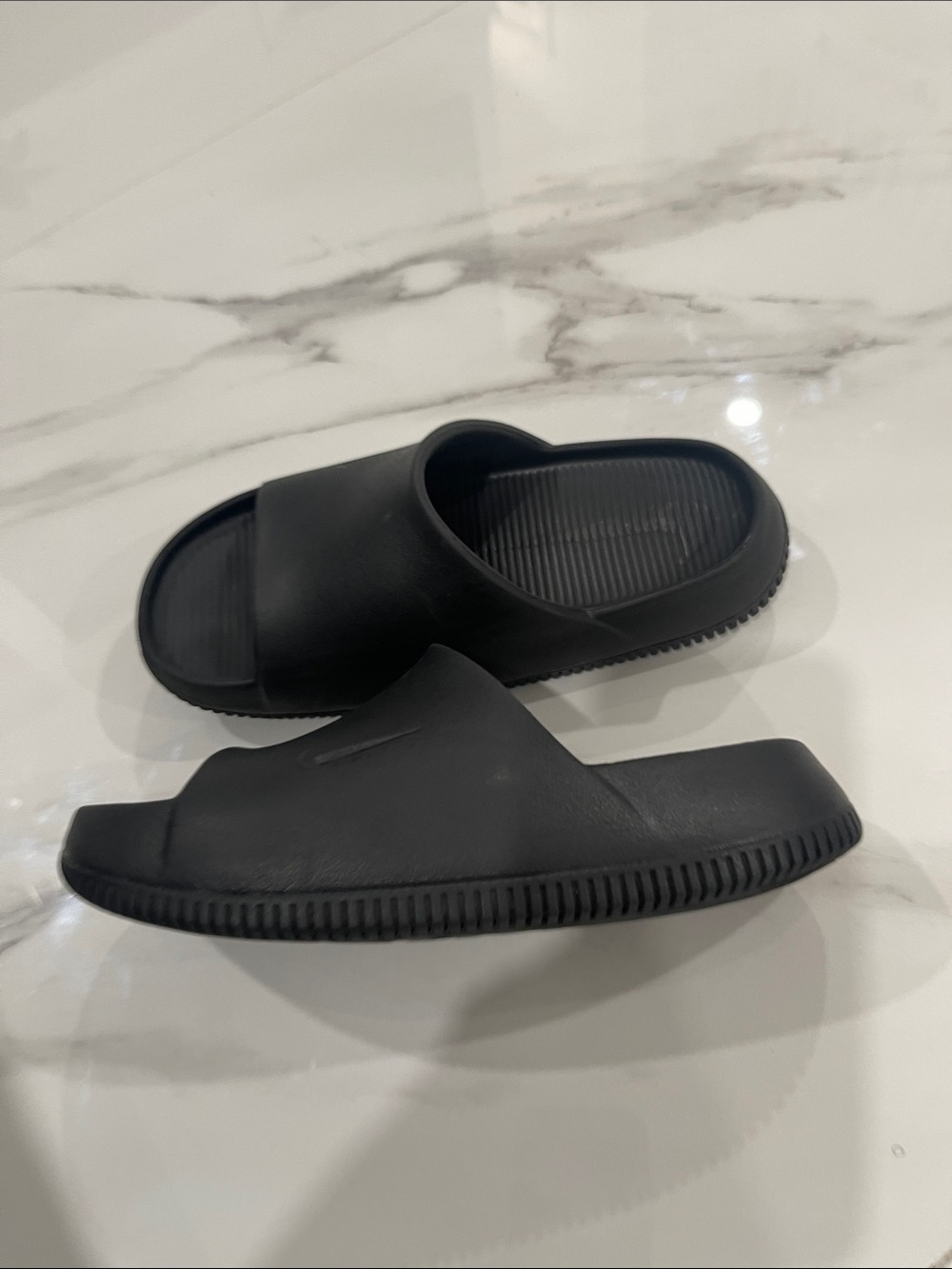Kids Black Slide Sandals - Comfortable Everyday Slip-Ons